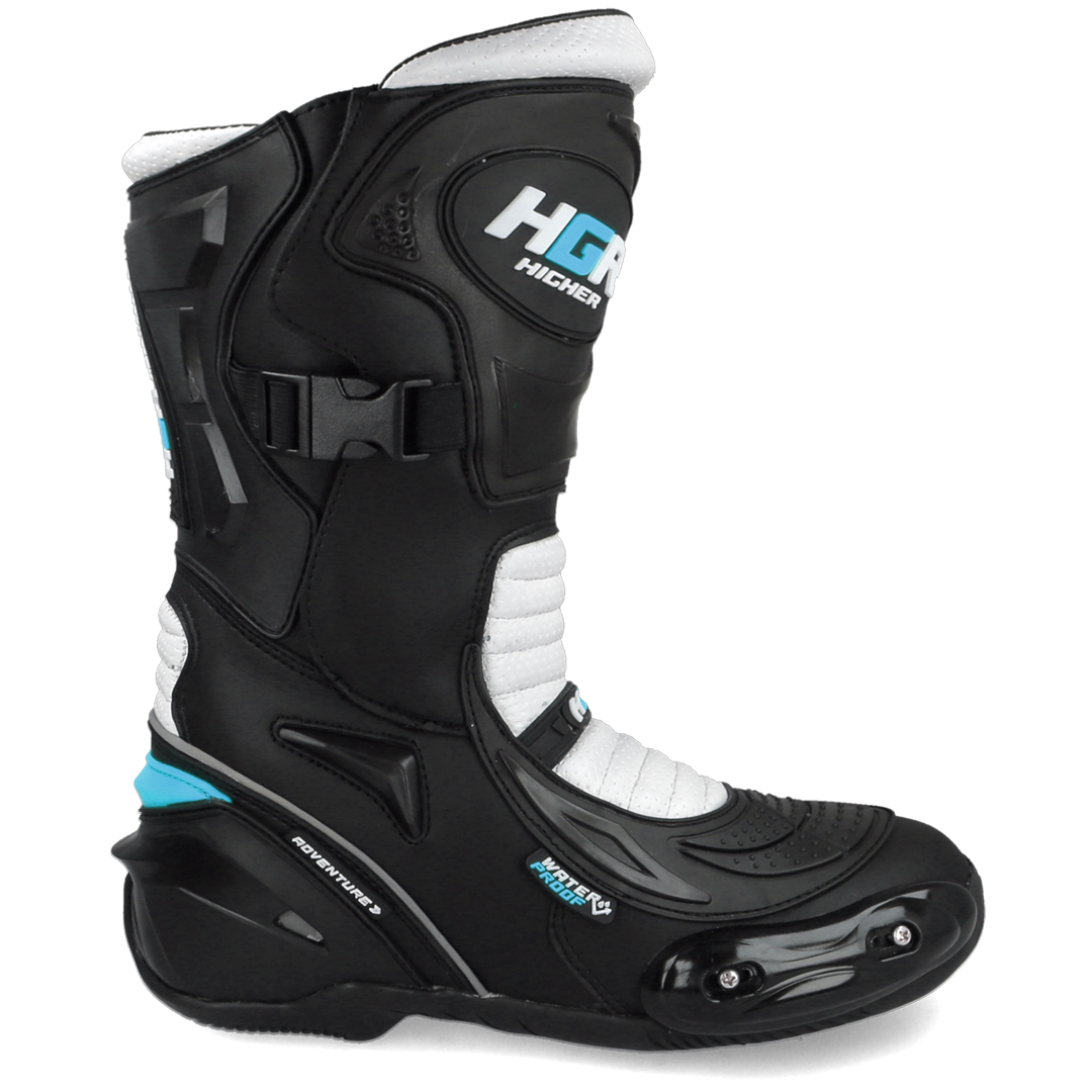 BOTA MUJER TOURING BLANCO - AZUL