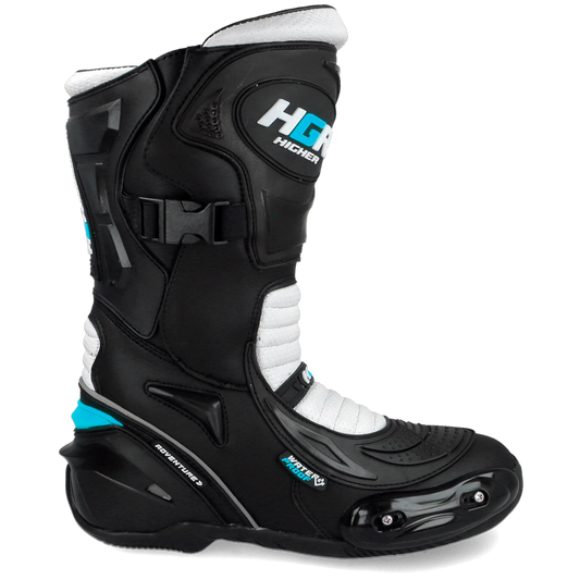 BOTA HOMBRE TOURING BLANCO - AZUL