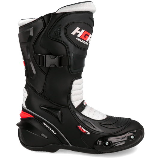 BOTA HOMBRE TOURING BLANCO - ROJO