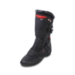 Bota de motociclista HGR Touring vista en ángulo tres cuartos, mostrando diseño frontal y lateral.