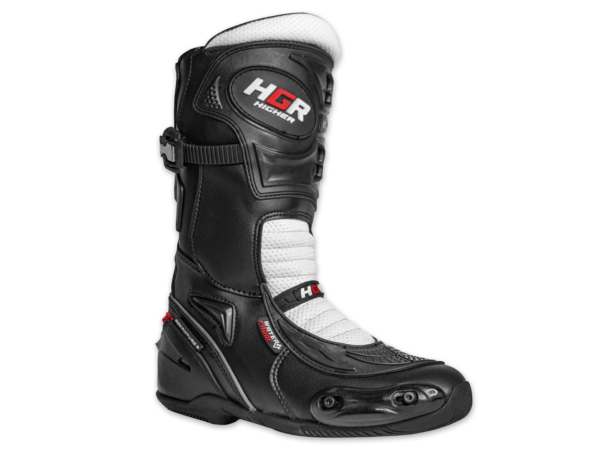 Bota Race White Race White para moto de mujer